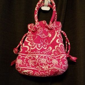 Vera Bradley
Twirly Birds Pink Drawstring Handbag